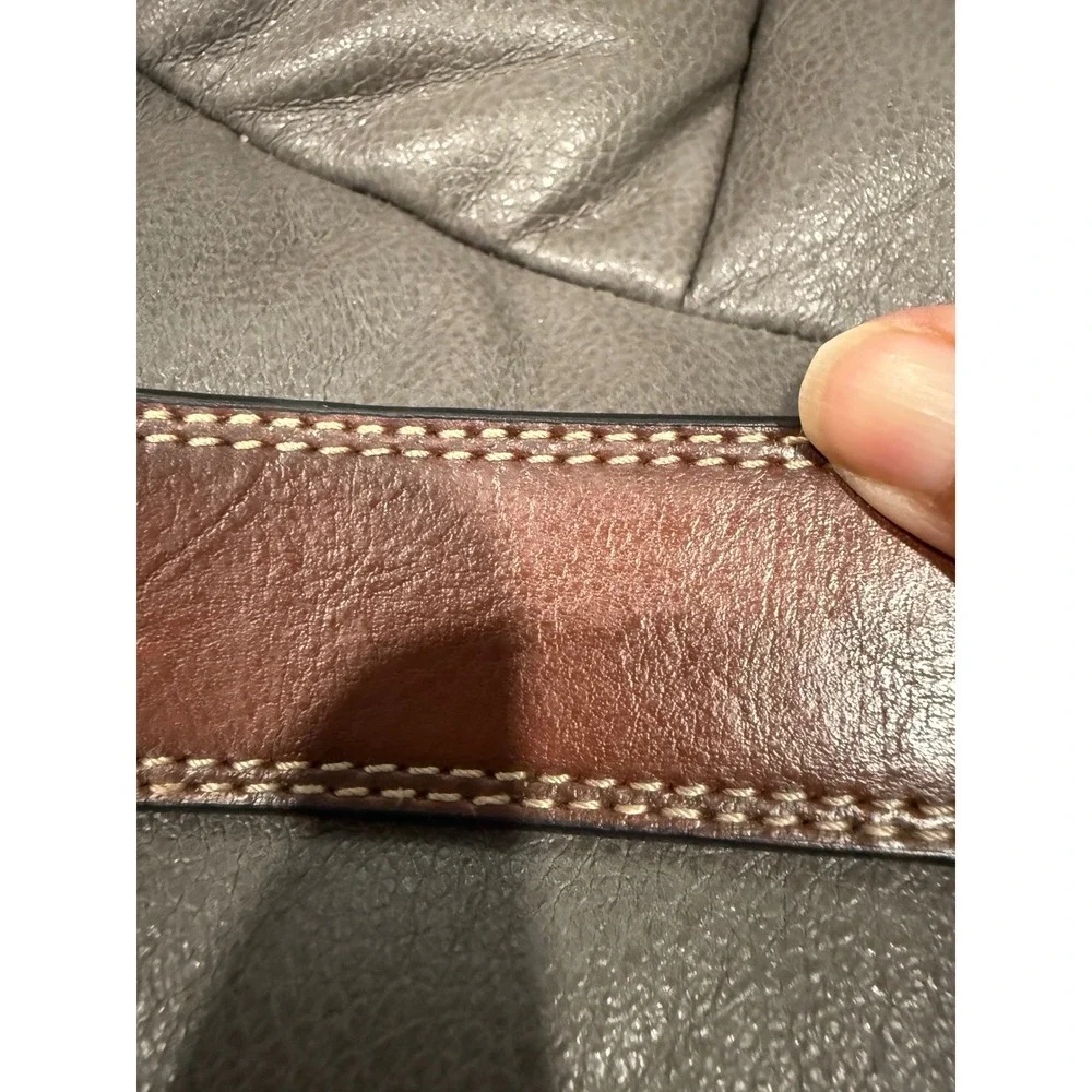 Genuine Dickies Mens Reversible‎ Leather Belt Black Brown 34 11GD020021 Buckle